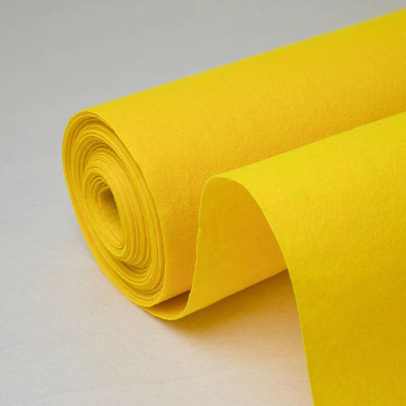 Home Textiles Exhibition - Yellow Disposable Carpet for Wedding Celebration