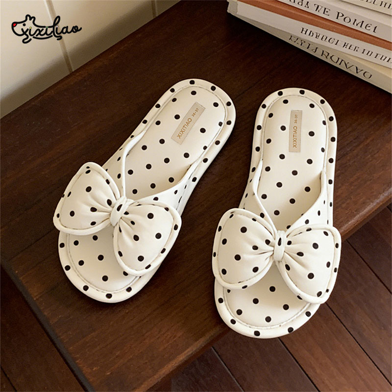 Home And Textiles - XIXITIAO Indoor Flat Slippers for Women