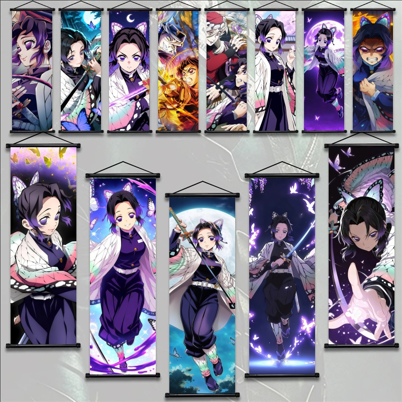 Home And Textiles - Shinobu Kocho Demon Slayer Art Fabric