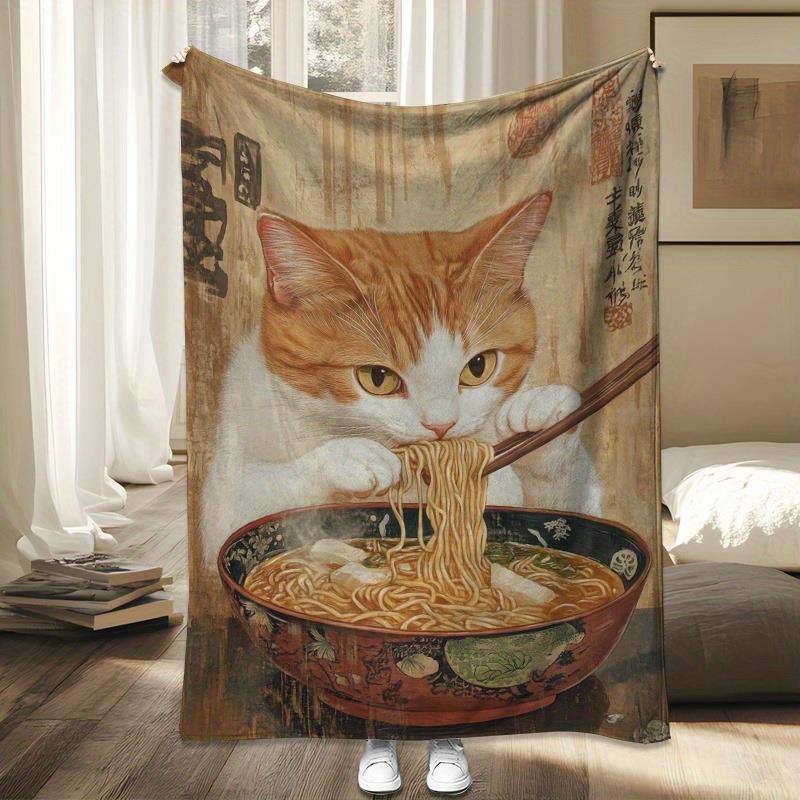 Home Textiles Images - Anime image of a yellow cat