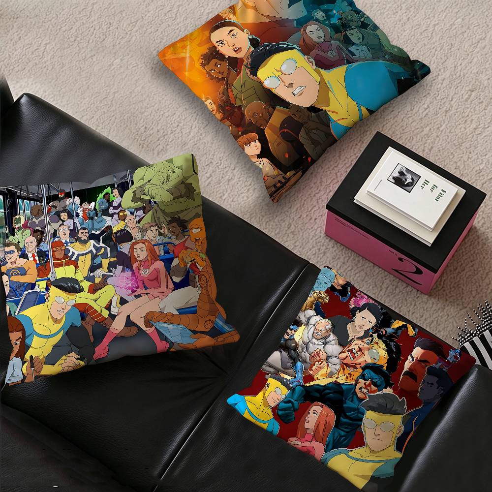 Home Textiles Images - Cartoon Images I-InvincibleS Cushion Cover Inches