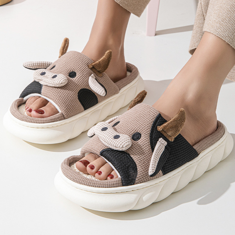 Home And Textiles - House Slipper Men Women Summer Cute