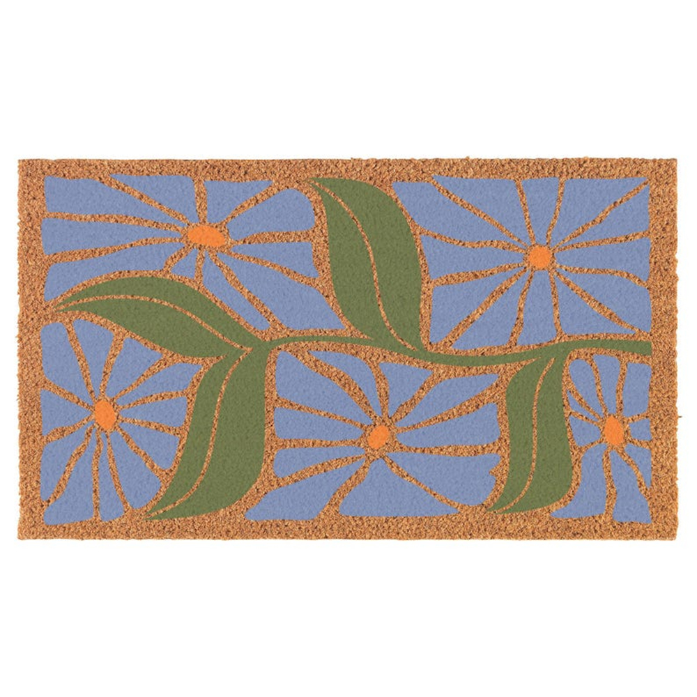 Home Textiles Images - Vivid Floral Mat Custom Carpet Blossom