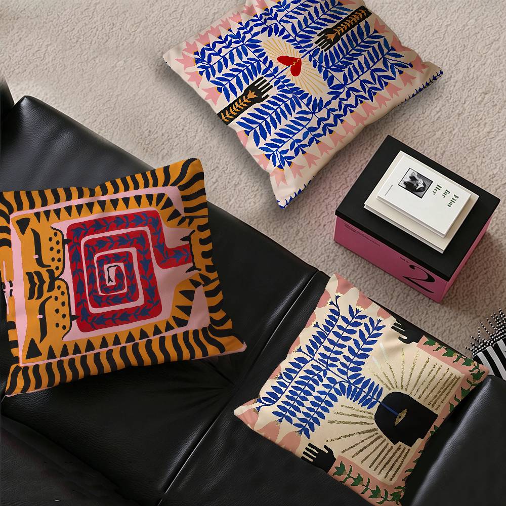 Egypt Colorful Abstract Tiger  - Home Textiles Egypt ulasan dan harga