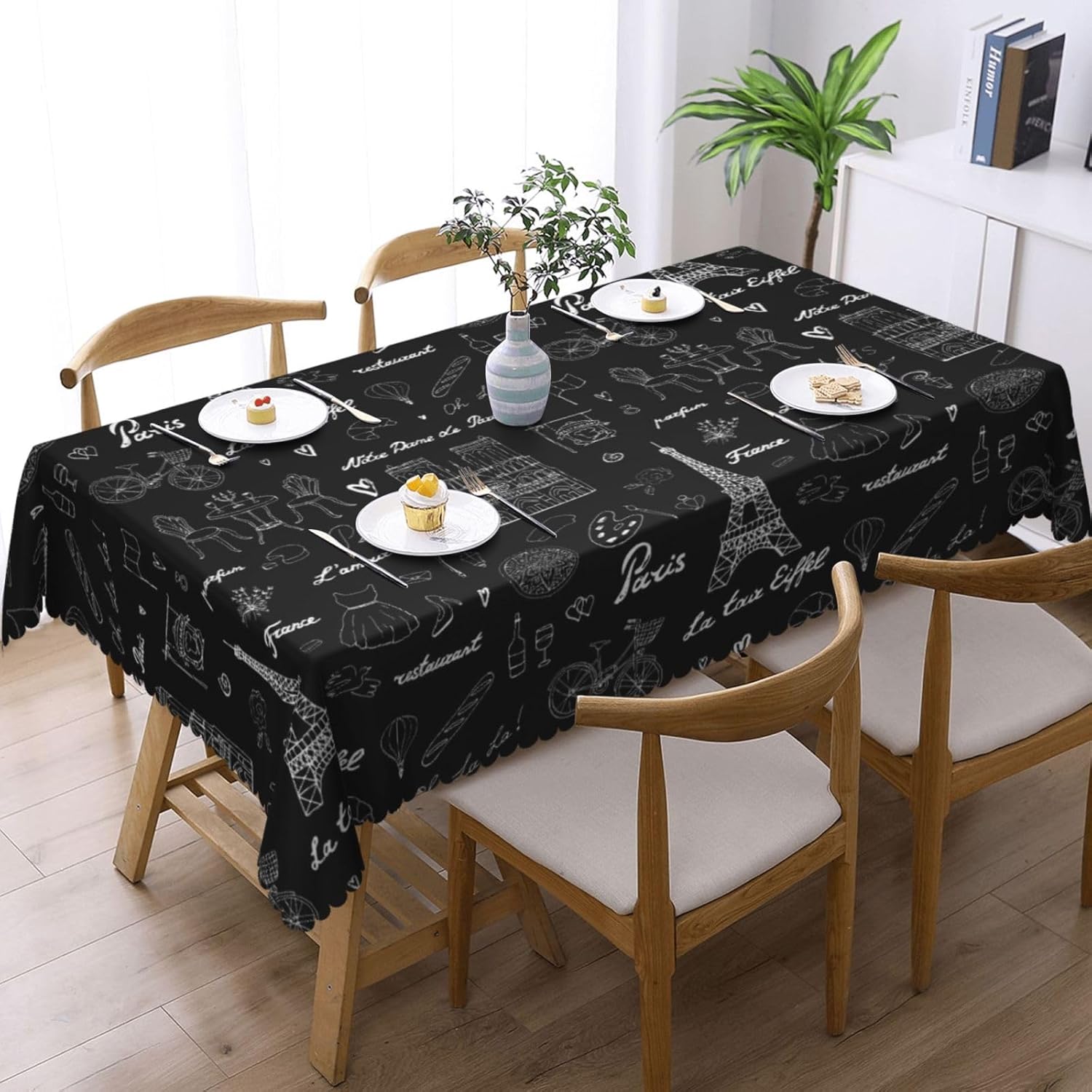 Eiffel Tower Tablecloth France - Home Textiles Paris ulasan dan harga