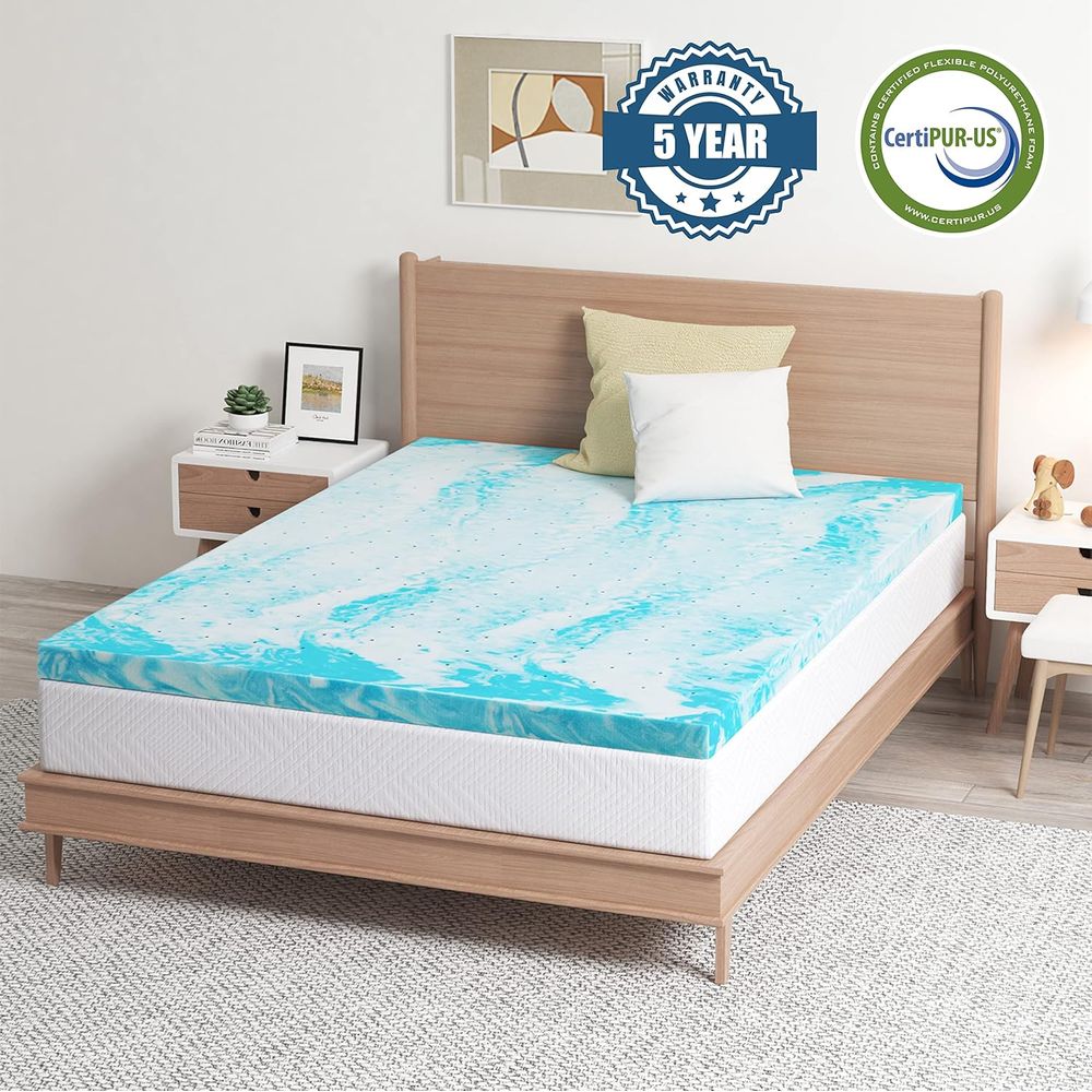2 Inch Twin Memory Foam Mattre - Memory Foam Topper ulasan dan harga