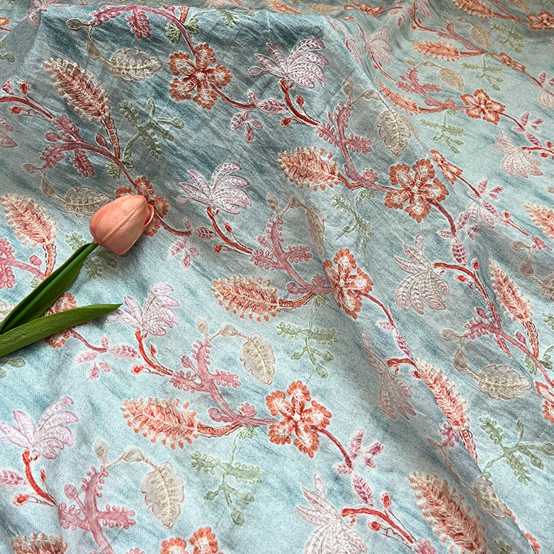 1 Meter Vintage Floral Embroid - Home Textiles Wholesale ulasan dan harga