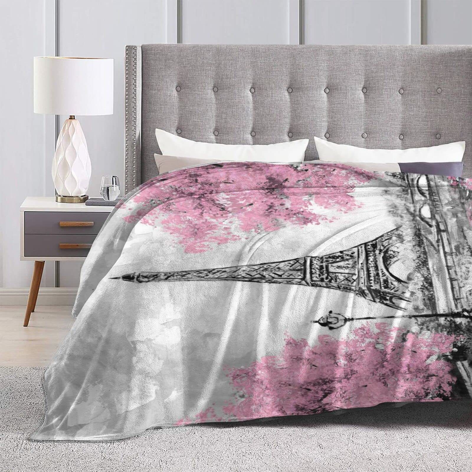 Eiffel Tower in Paris Printed  - Home Textiles Paris ulasan dan harga
