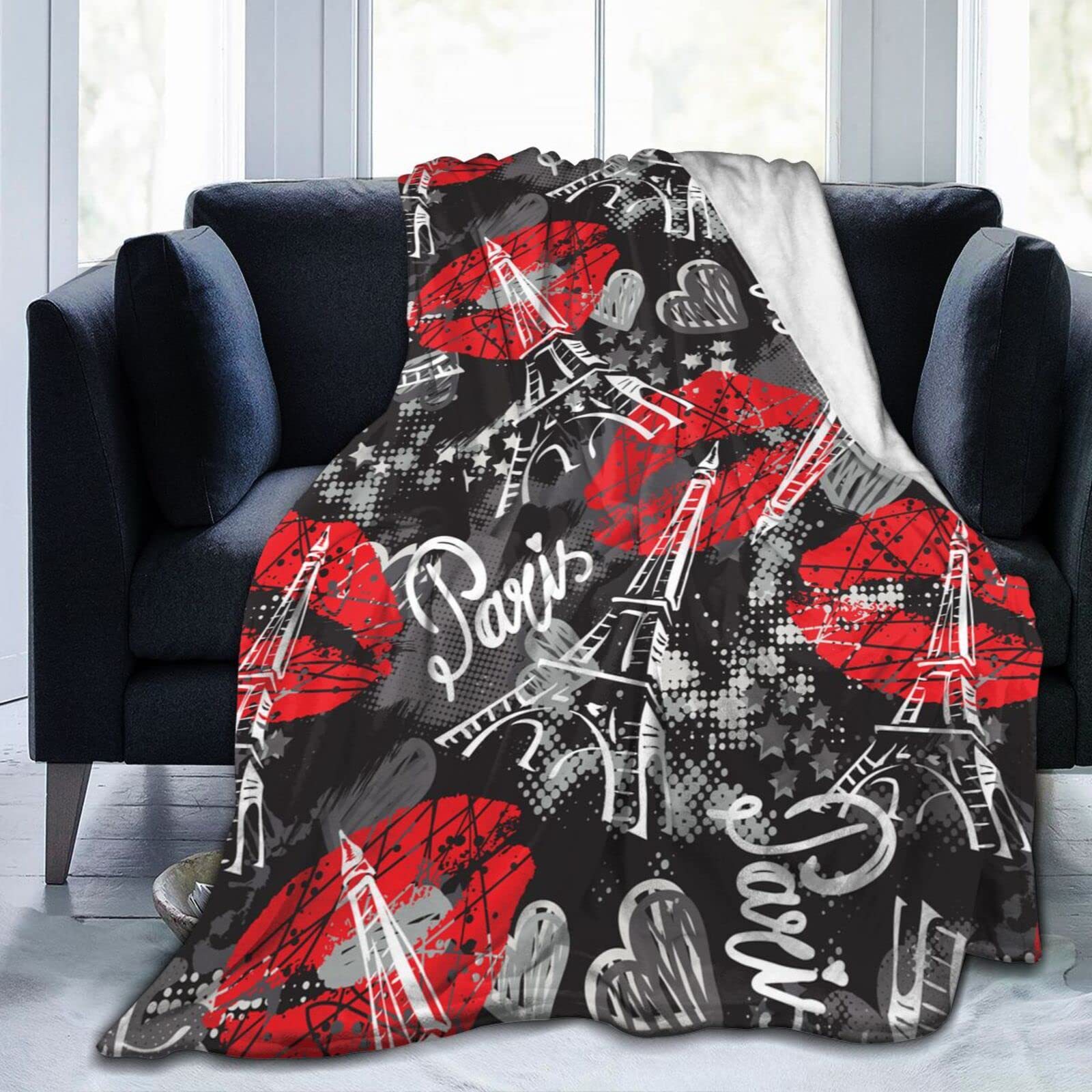 Eiffel Tower in Paris Printed  - Home Textiles Paris ulasan dan harga