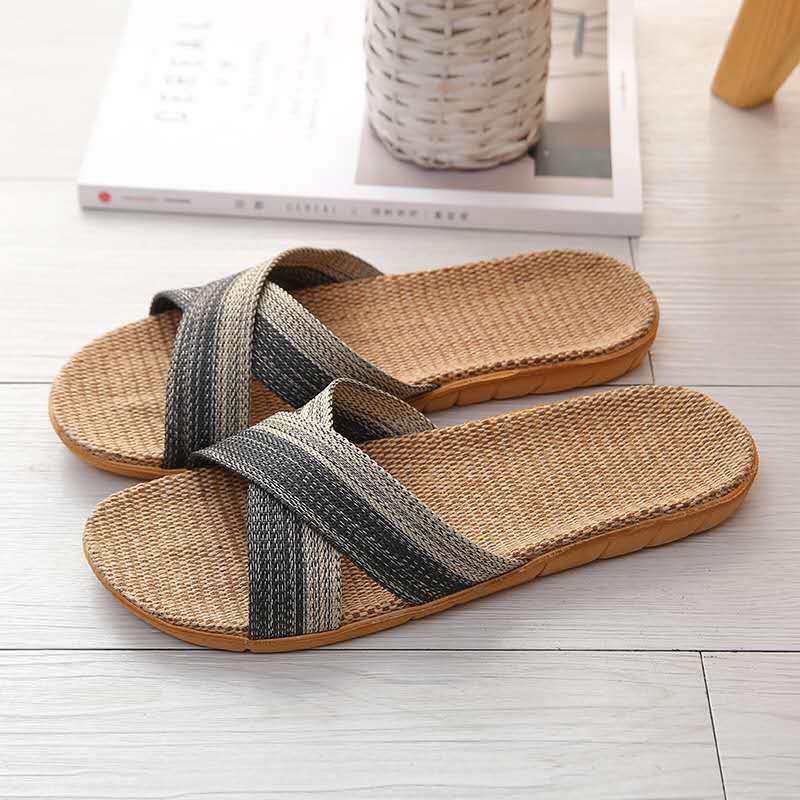2026 New Linen Slippers for Me - Home And Textiles ulasan dan harga