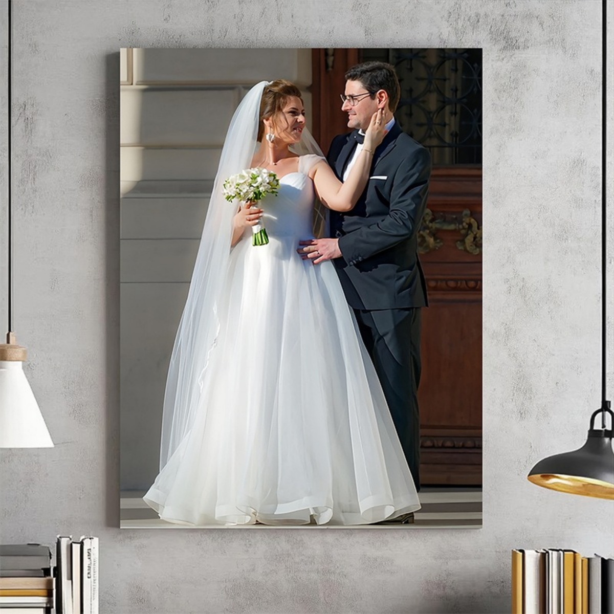 Custom 2D Photo Canvas Print – - Home Textiles Images ulasan dan harga