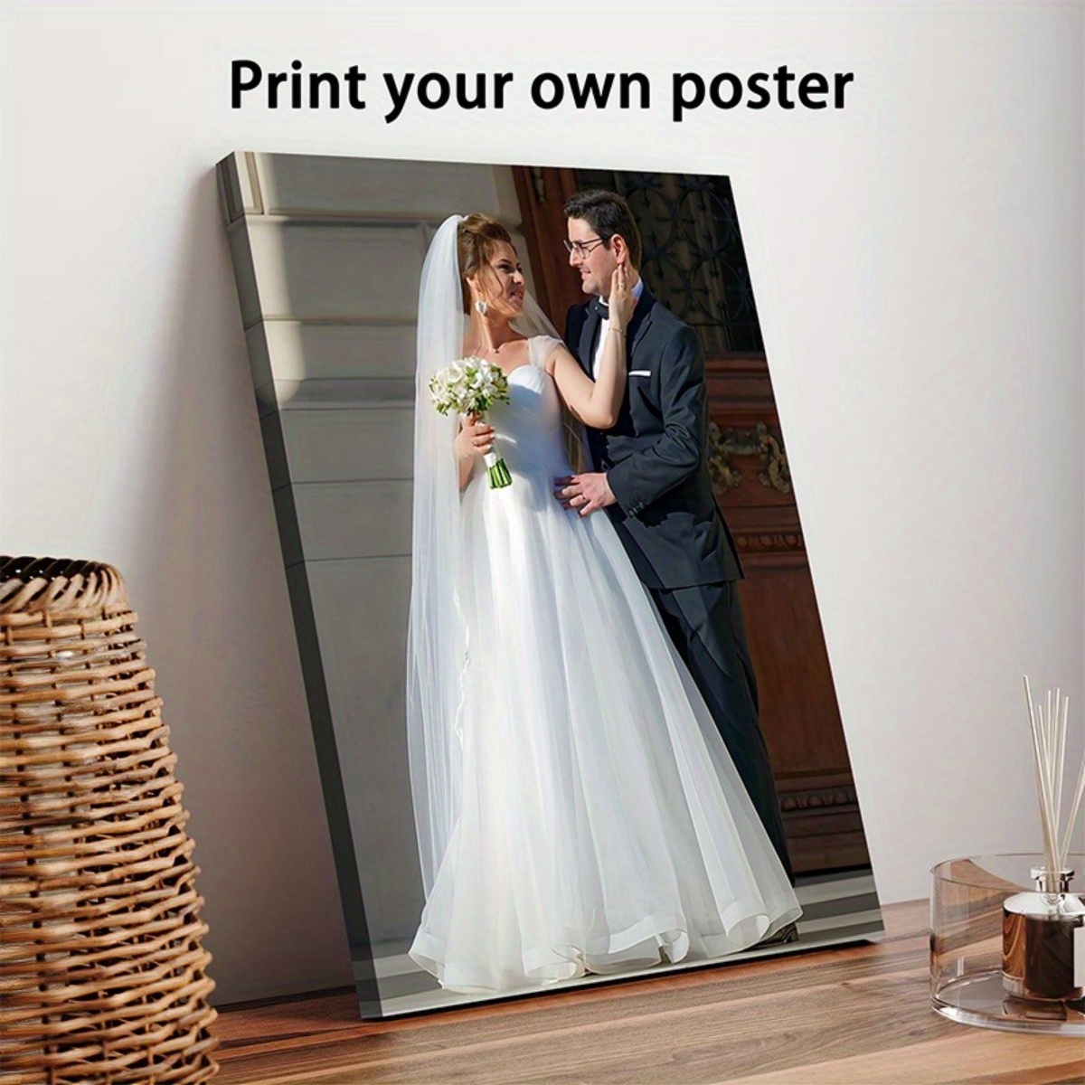 Custom 2D Photo Canvas Print – - Home Textiles Images ulasan dan harga