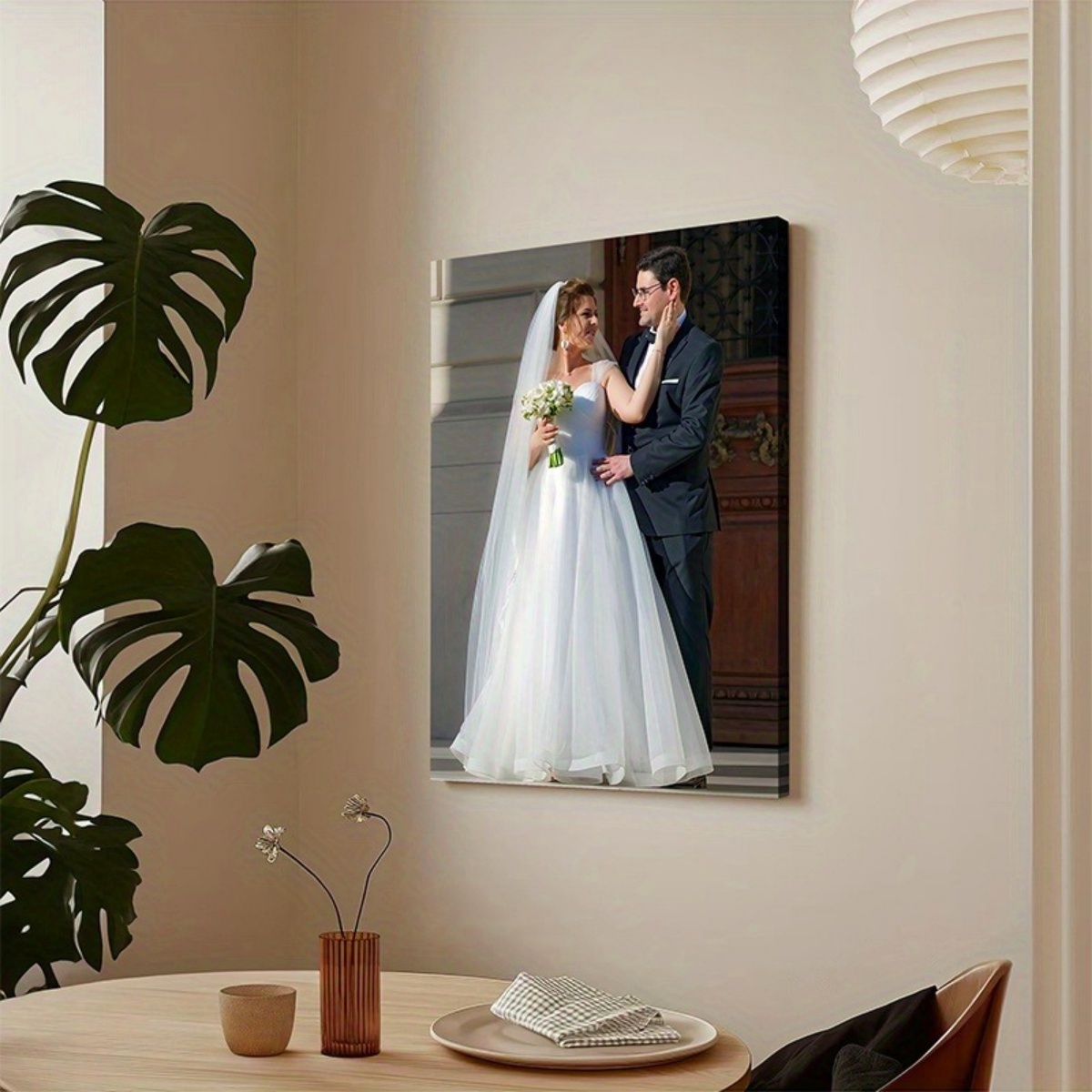 Custom 2D Photo Canvas Print – - Home Textiles Images ulasan dan harga