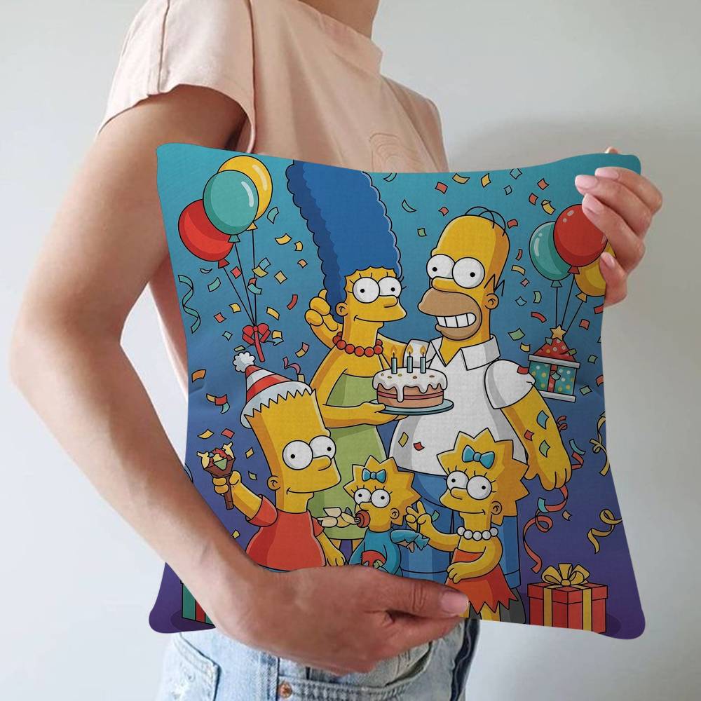 Anime S-Simpsonss Cartoon Art  - Home Art Textiles ulasan dan harga