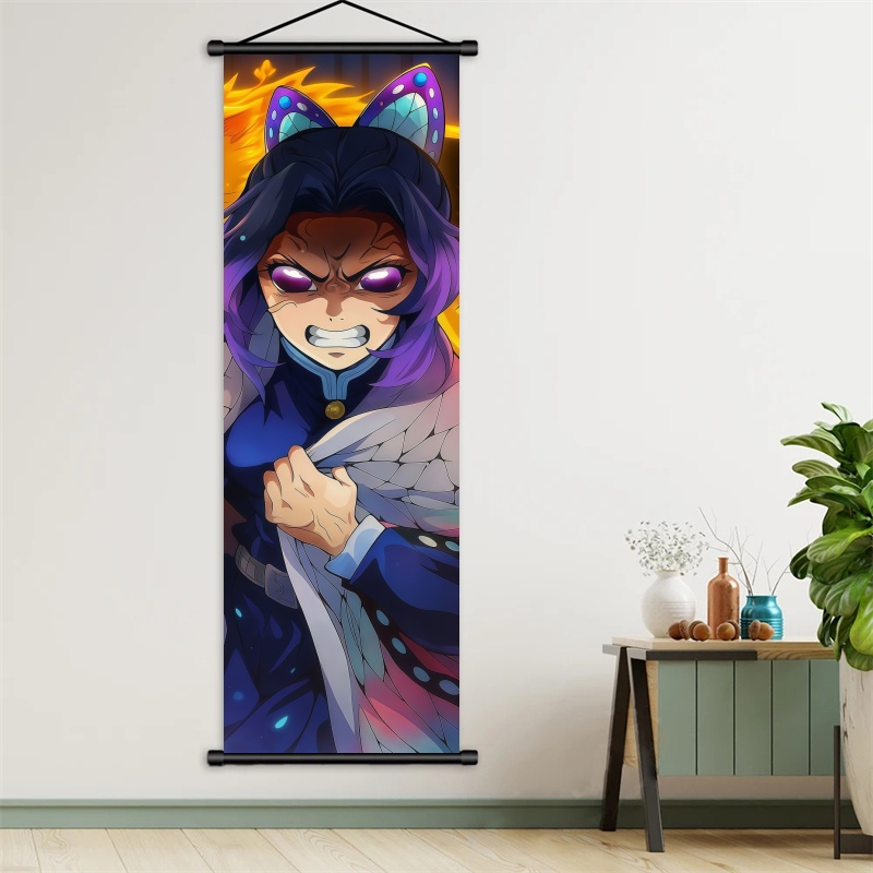 Shinobu Kocho Demon Slayer Art - Home And Textiles ulasan dan harga