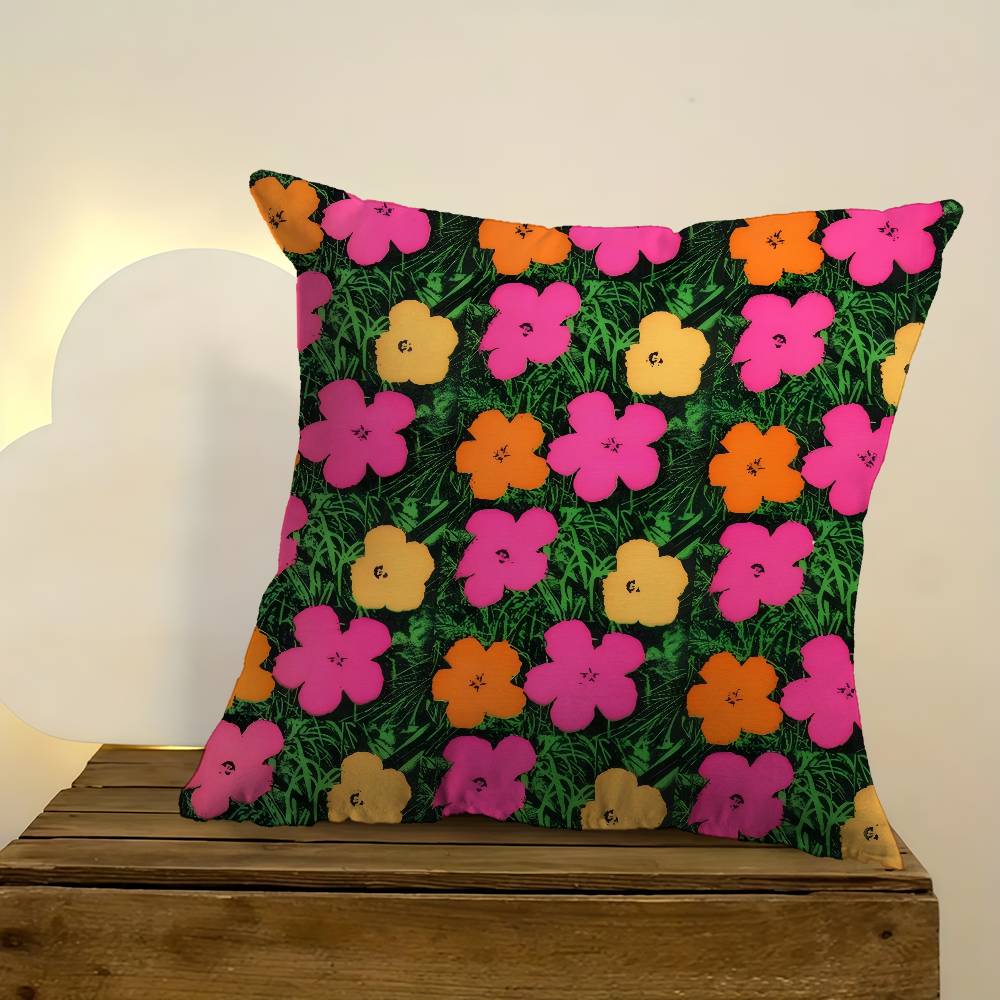 A-Andy W-Warhol Art  Cushion C - Home Art Textiles ulasan dan harga