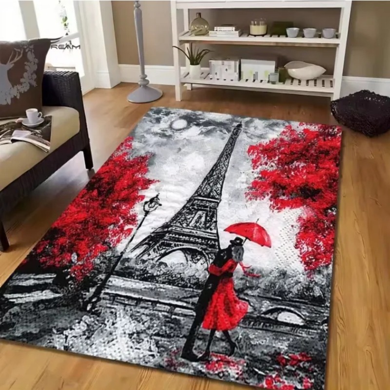 Vintage Paris Eiffel Tower Art - Home Textiles Paris ulasan dan harga