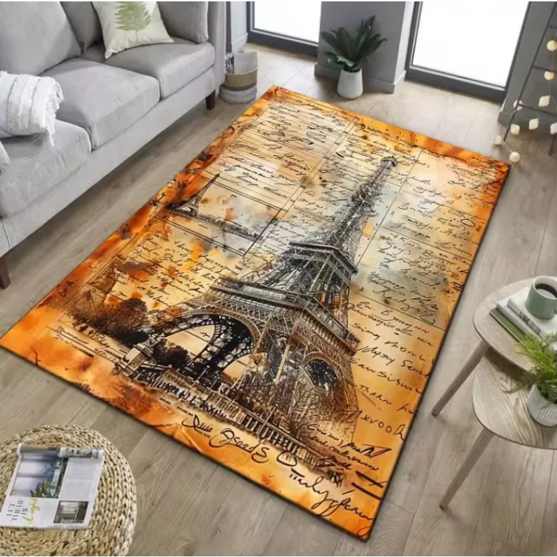 Vintage Paris Eiffel Tower Art - Home Textiles Paris ulasan dan harga