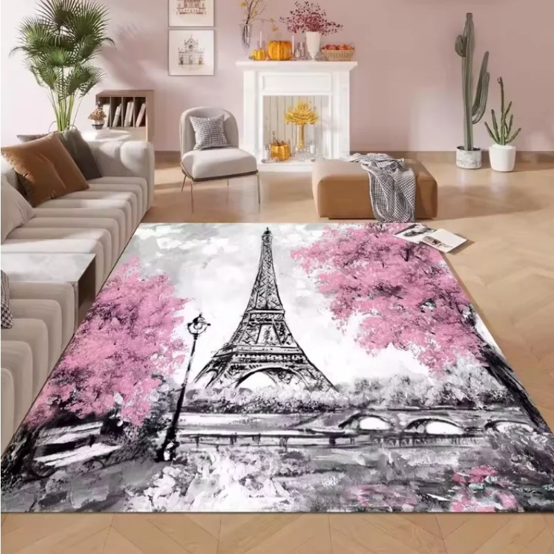 Vintage Paris Eiffel Tower Art - Home Textiles Paris ulasan dan harga