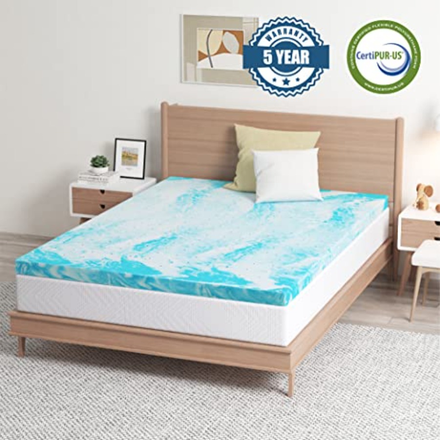 Bed topper for pressure relief - Memory Foam Topper ulasan dan harga