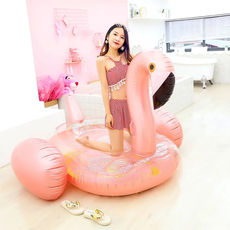 Hot Giant Sequined Flamingo In - Fitted Sheet Deep ulasan dan harga