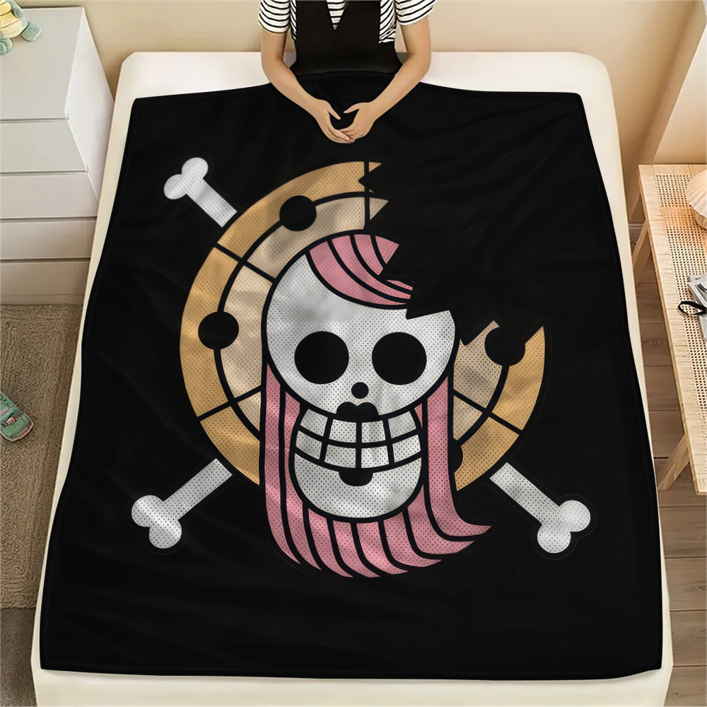 ONE PIECE Logo Flannel Blanket - Home Textiles Logo ulasan dan harga