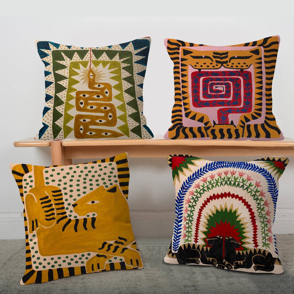 Ancient Egypt Abstract Colorfu - Home Textiles Egypt ulasan dan harga