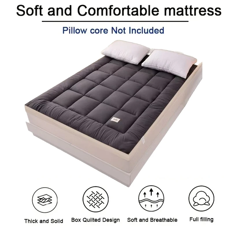 Thicken Fluffy Mattress Twin F - Mattress Pad Topper ulasan dan harga