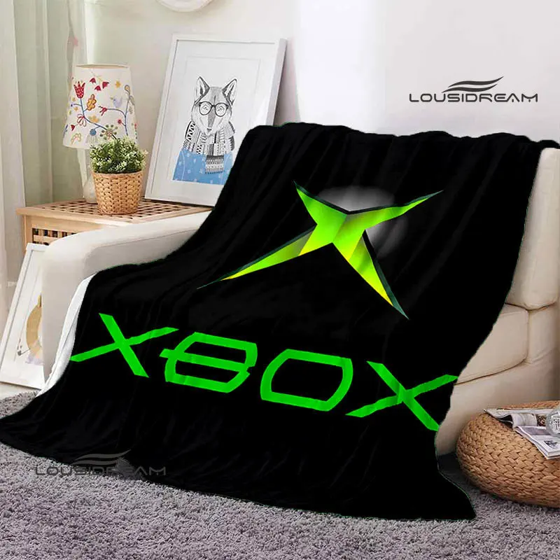 Xbox Logo Fleece Blanket Soft  - Home Textiles Logo ulasan dan harga