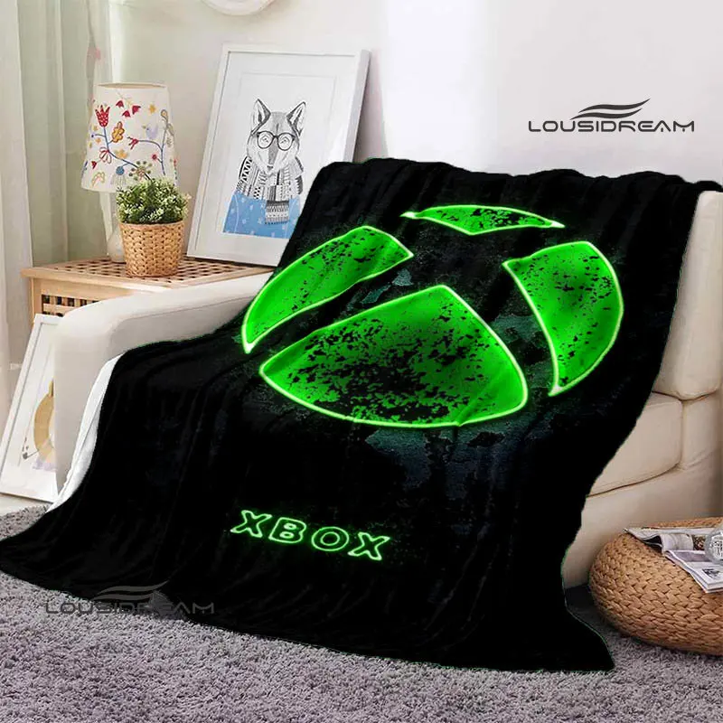 Xbox Logo Fleece Blanket Soft  - Home Textiles Logo ulasan dan harga