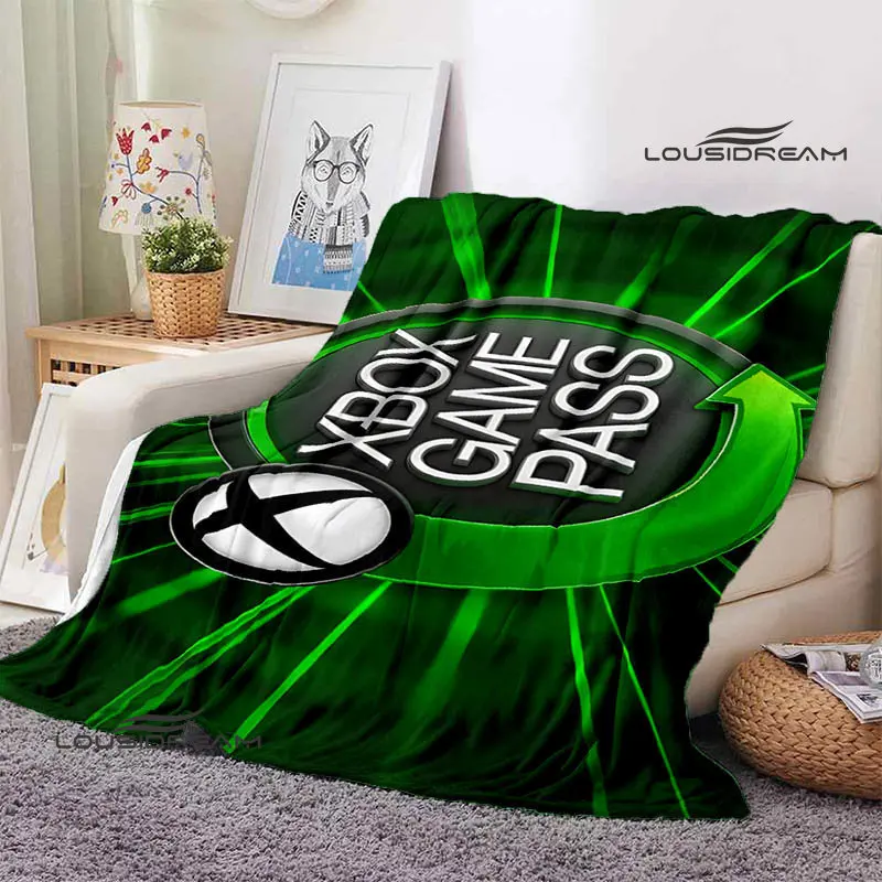 Xbox Logo Fleece Blanket Soft  - Home Textiles Logo ulasan dan harga
