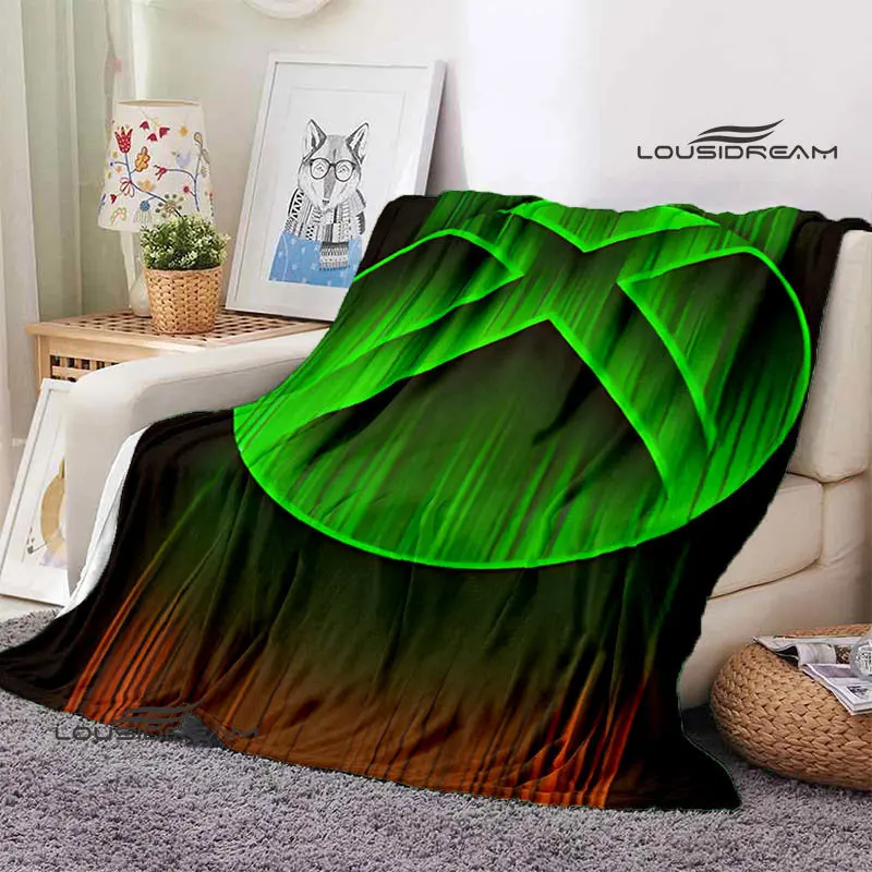 Xbox Logo Fleece Blanket Soft  - Home Textiles Logo ulasan dan harga