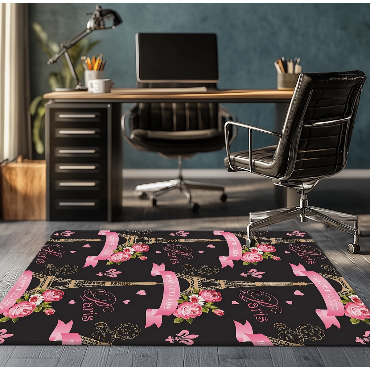 Paris Eiffel Tower Rose Pink C - Home Textiles Paris ulasan dan harga