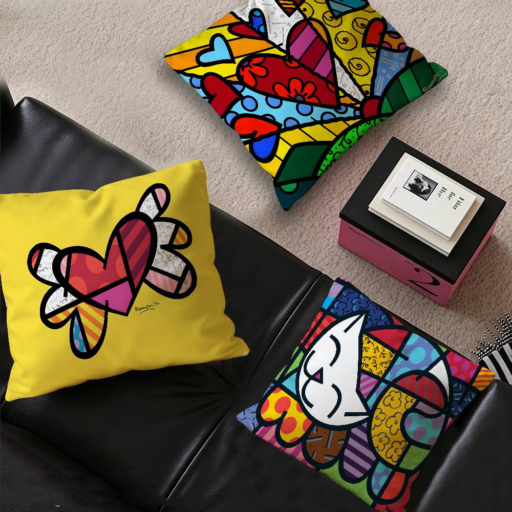 Britto Art pillow cover sofa c - Home Art Textiles ulasan dan harga