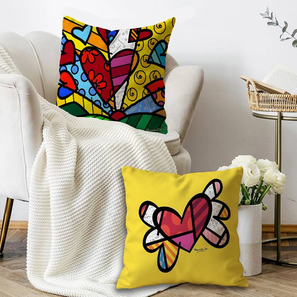 Britto Art pillow cover sofa c - Home Art Textiles ulasan dan harga