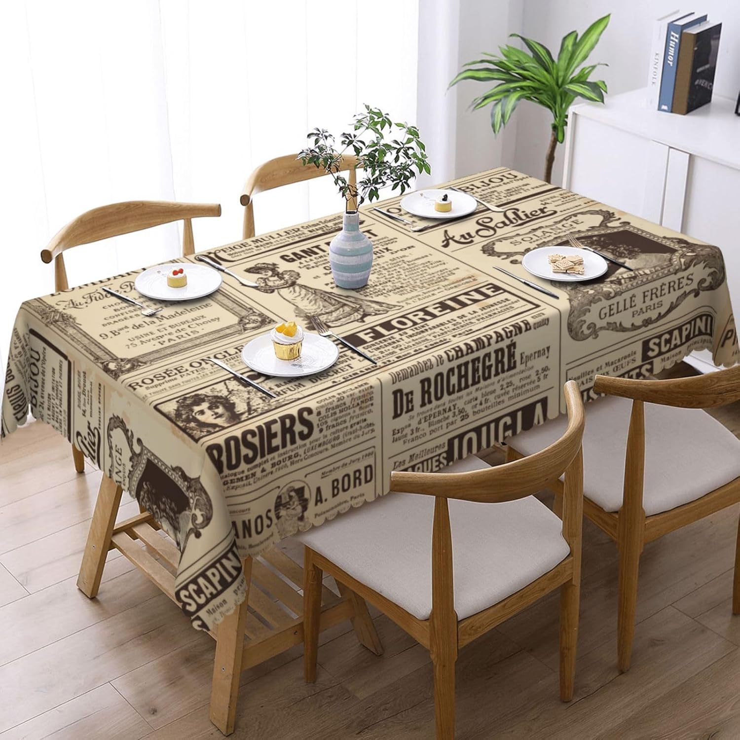 Vintage Paris France Newspaper - Home Textiles Paris ulasan dan harga