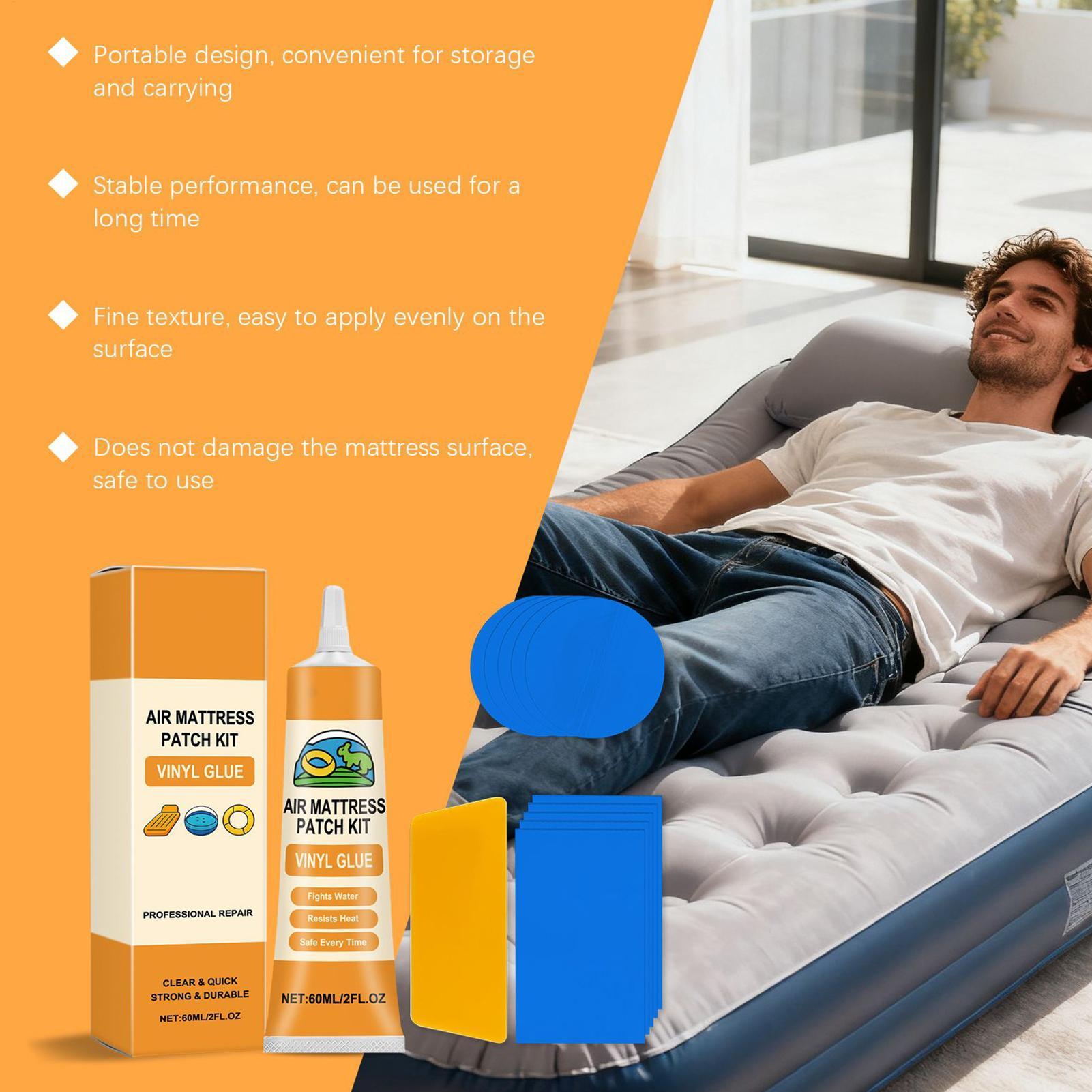 Repair Patch Kit Vinyl Waterpr - Fitted Sheet Deep ulasan dan harga