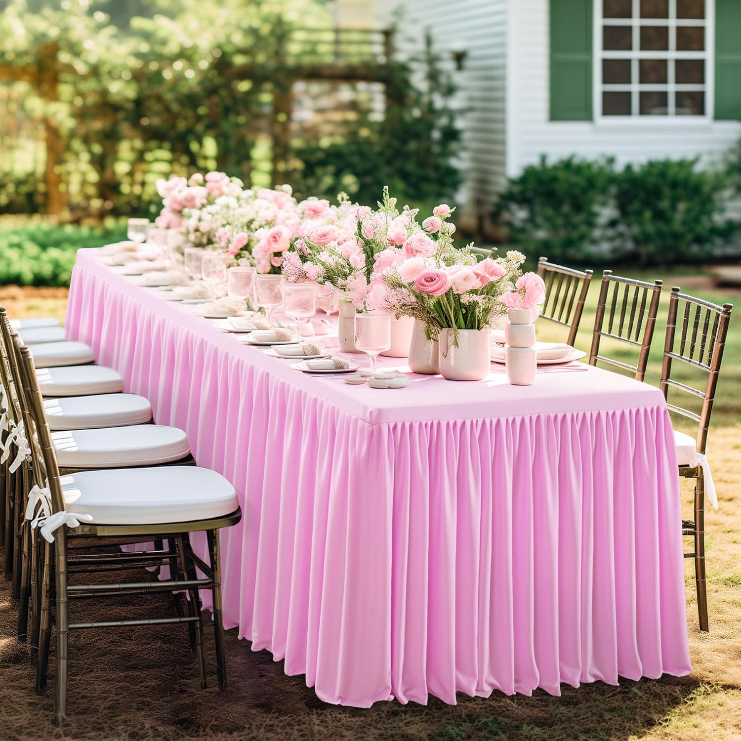Table Skirt Conference Room Ta - Home Textiles Exhibition ulasan dan harga