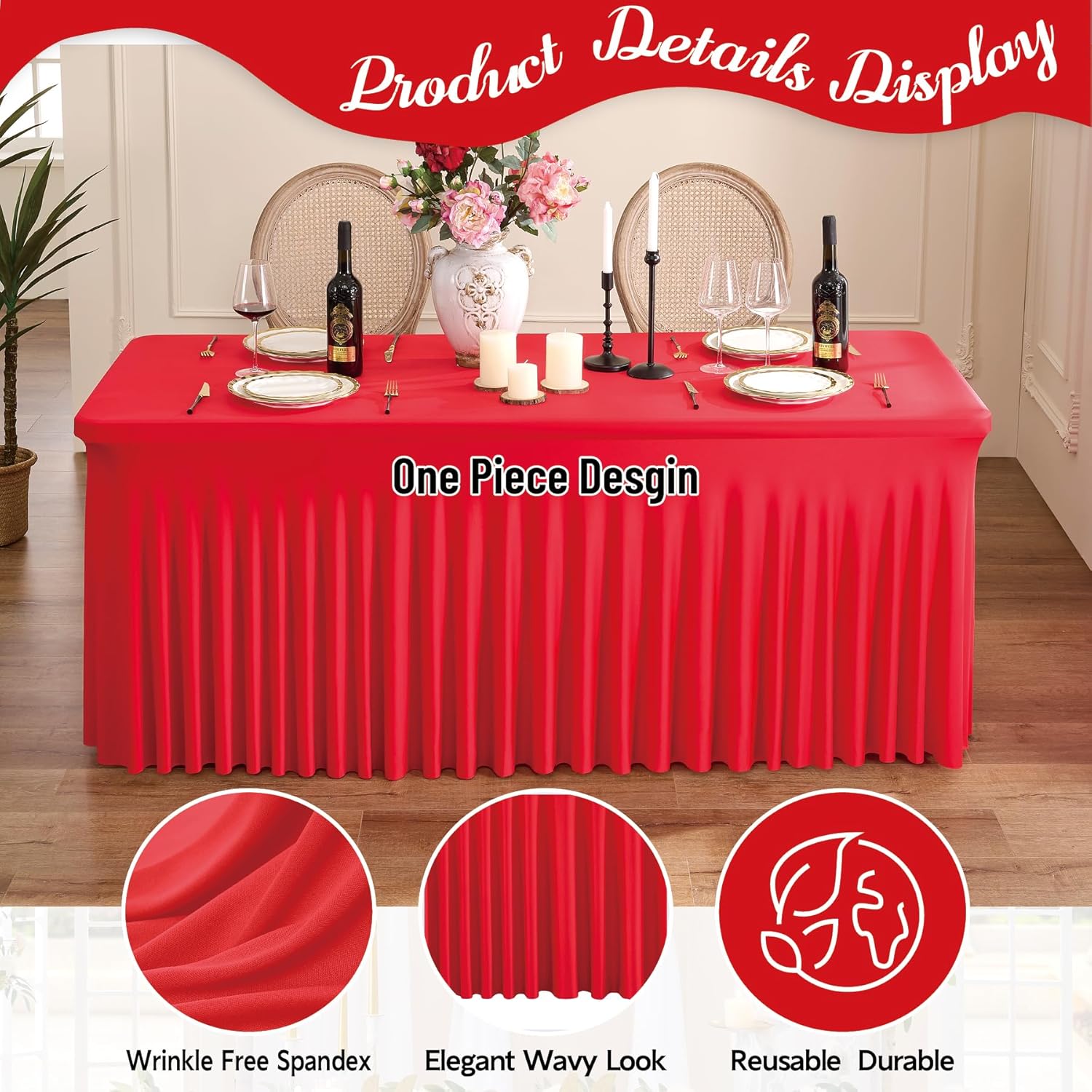 Table Skirt Conference Room Ta - Home Textiles Exhibition ulasan dan harga