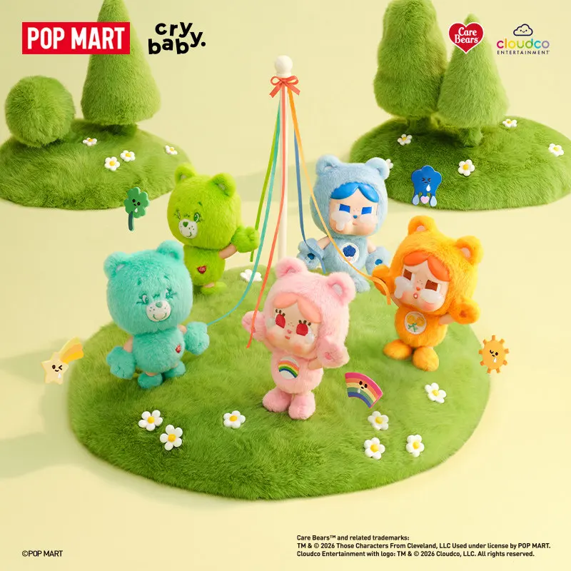 POP MART CRYBABY Care Bears Se - Home Textiles Products ulasan dan harga
