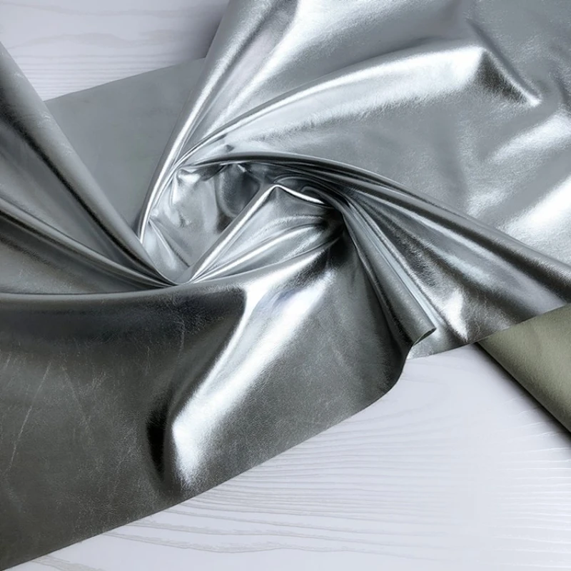 Medium Thick Bright Silver PU  - Home Textiles Wholesale ulasan dan harga