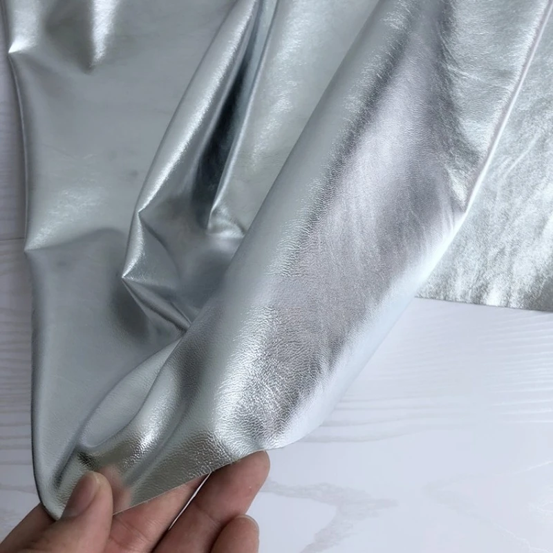 Medium Thick Bright Silver PU  - Home Textiles Wholesale ulasan dan harga