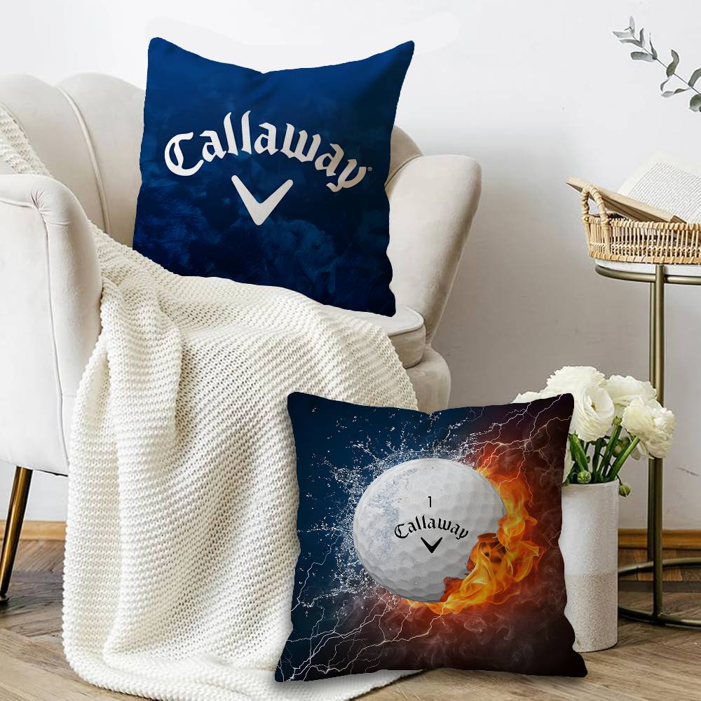 C-Callawayss Logo pillow cover - Home Textiles Inc ulasan dan harga
