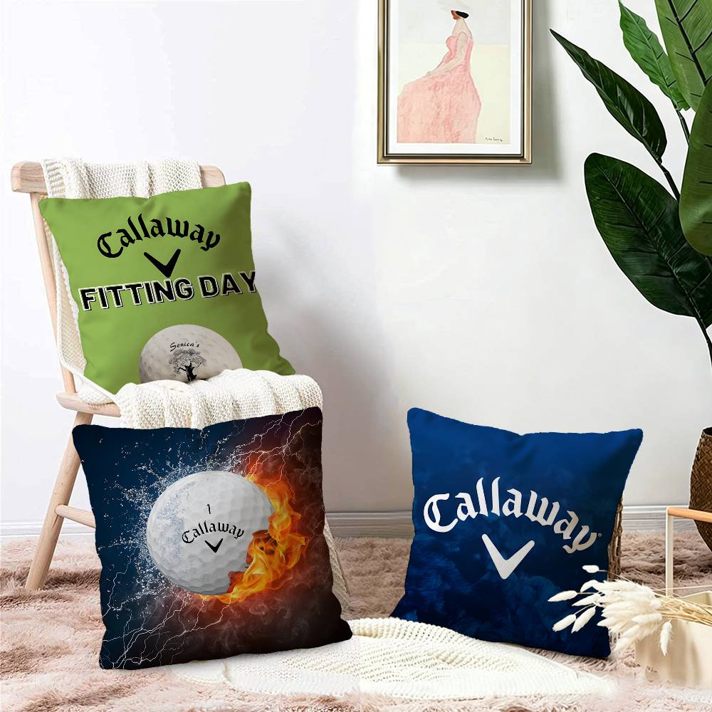 C-Callawayss Logo pillow cover - Home Textiles Inc ulasan dan harga