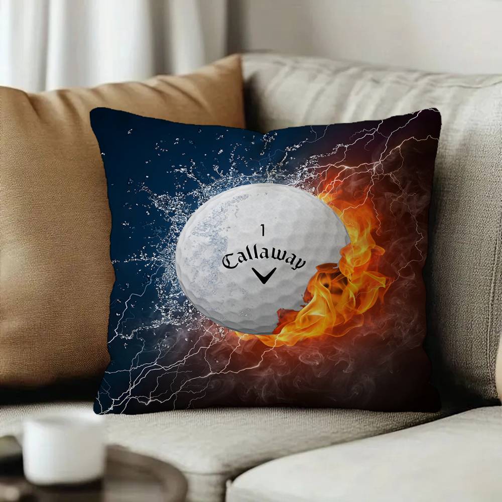 C-Callawayss Logo pillow cover - Home Textiles Inc ulasan dan harga
