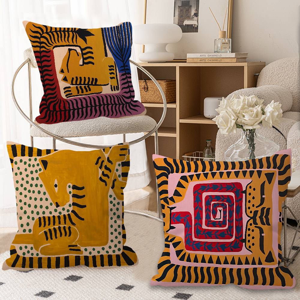 Ancient Egypt Tiger Leopard Pe - Home Textiles Egypt ulasan dan harga