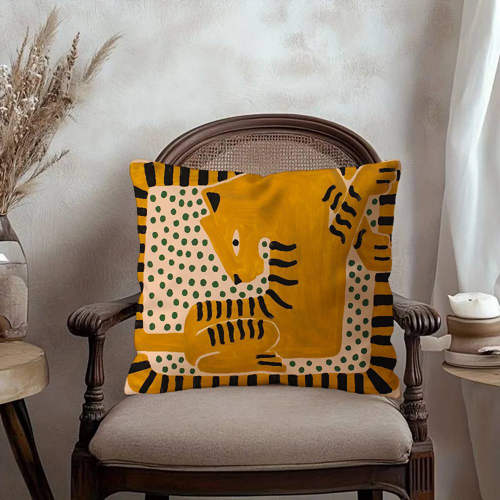 Ancient Egypt Tiger Leopard Pe - Home Textiles Egypt ulasan dan harga