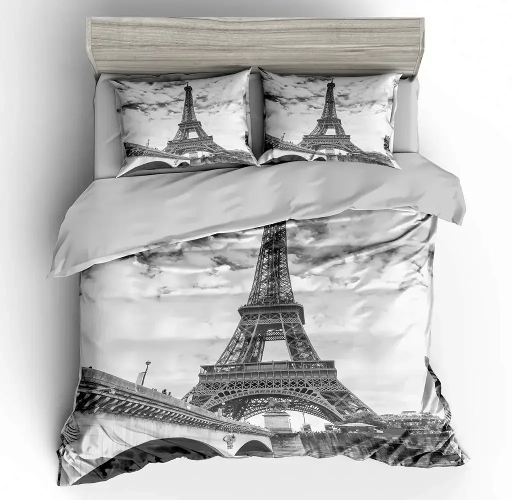 Eiffel Tower Paris Theme Comfo - Home Textiles Paris ulasan dan harga