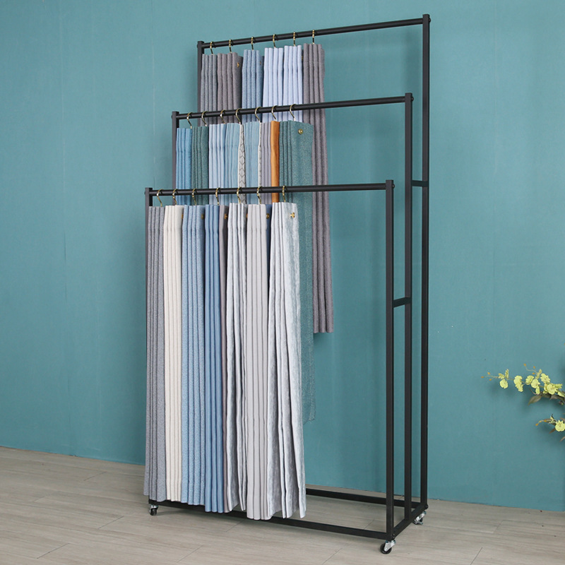 Curtain sample color card disp - Home Textiles Exhibition ulasan dan harga