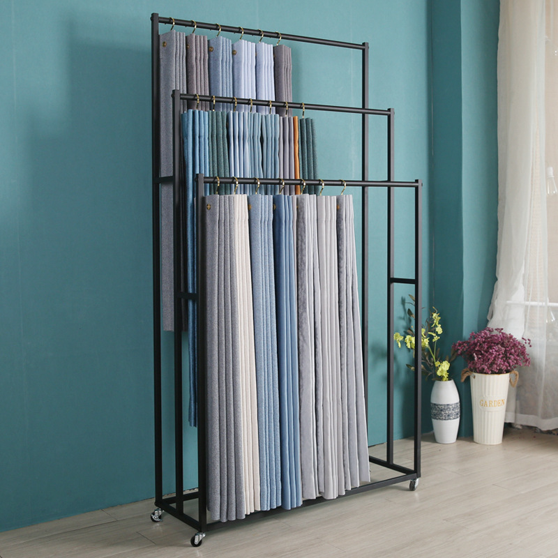 Curtain sample color card disp - Home Textiles Exhibition ulasan dan harga
